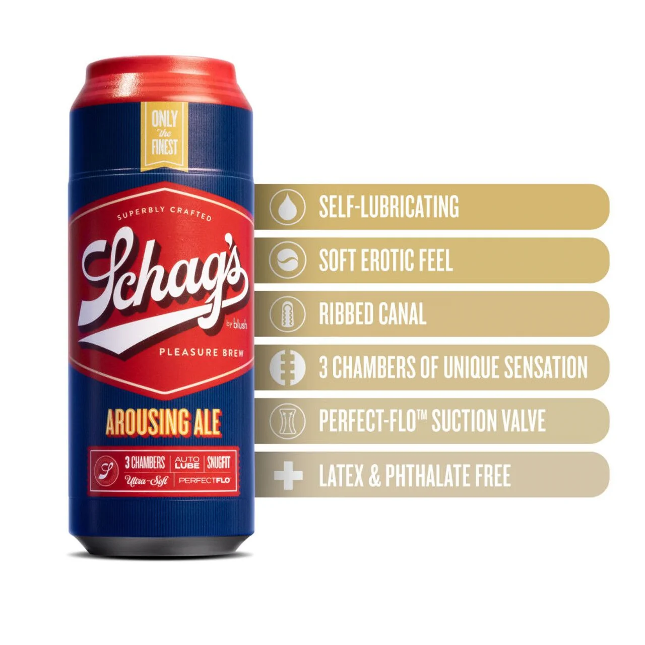 Мастурбатор Schag’s by Blush - Arousing Ale Masturbator - Frosted 5 Мастурбатор Schag’s by Blush - Arousing Ale Masturbator - Frosted - Зображення 3