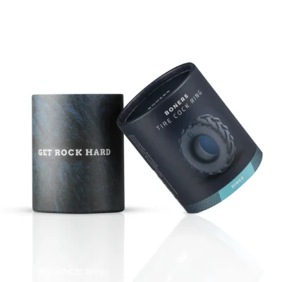 Зображення Ерекційне кільце Boners Tire Cock Ring - Grey