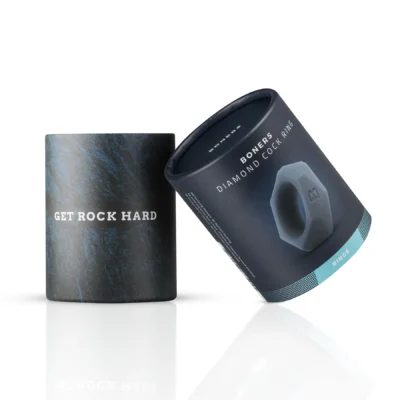 Alternative view of Ерекційне кільце Boners Diamond Cock Ring - Grey