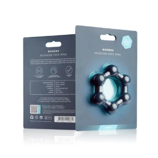 Зображення Ерекційне кільце Boners Hexagon Cock Ring