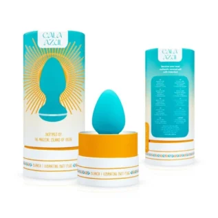 Зображення Анальна вібропробка Cala Azul - Blanca Vibrating anal plug