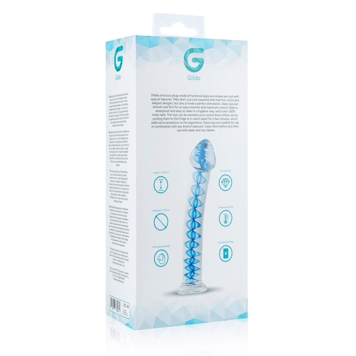 Скляний дилдо Gildo Glass Dildo No. 4 7 Скляний дилдо Gildo Glass Dildo No. 4 - Зображення 5