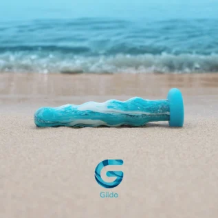 Зображення Скляний дилдо Gildo Ocean Flow