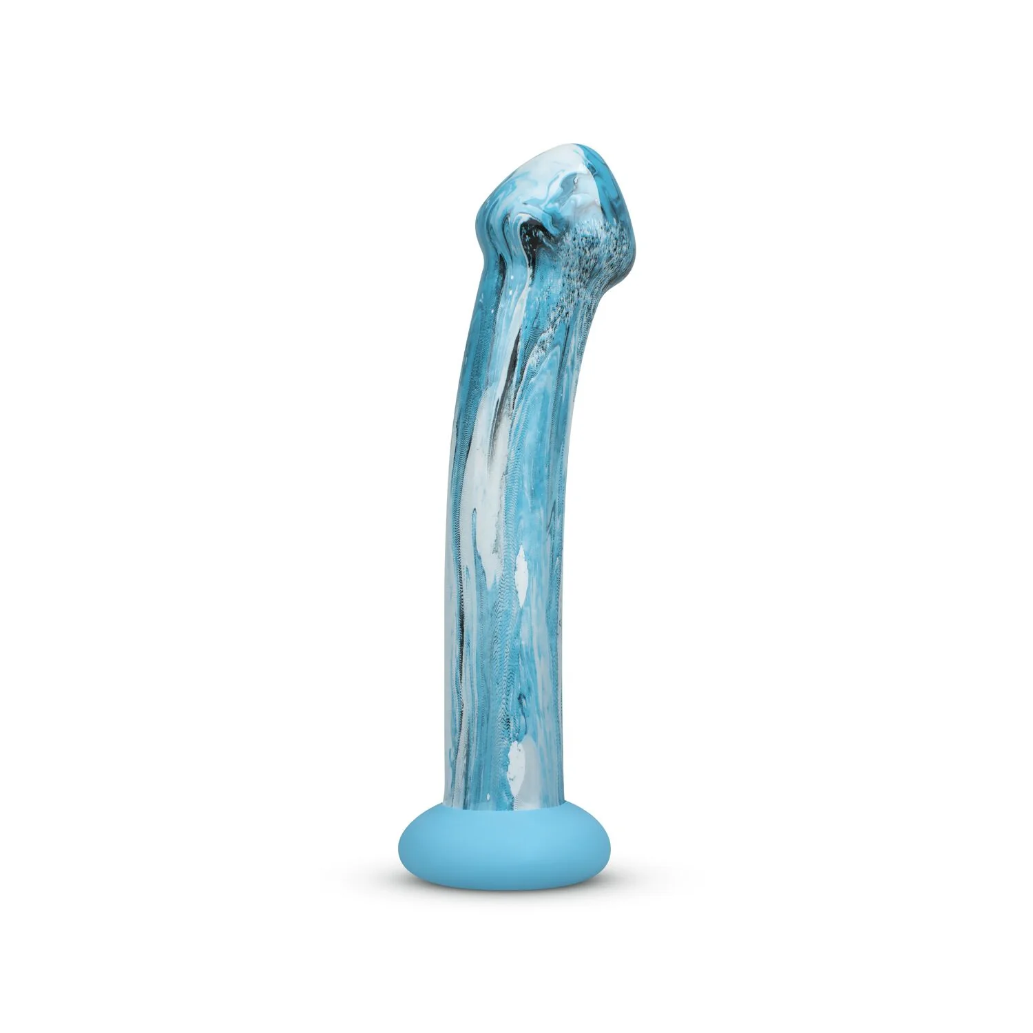 Скляний дилдо Gildo Ocean Ripple 3 Скляний дилдо Gildo Ocean Ripple