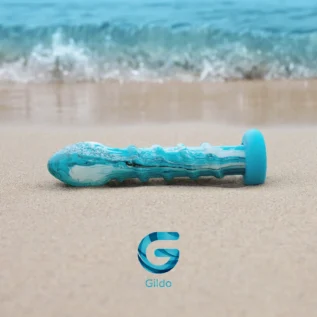 Скляний дилдо Gildo Ocean Wave 16 Зображення Скляний дилдо Gildo Ocean Wave
