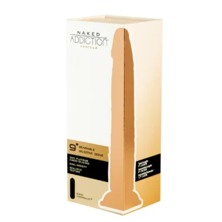 Зображення Фалоімітатор Naked Addiction — 9″ Silicone Dual Density Bendable Dildo Vanilla