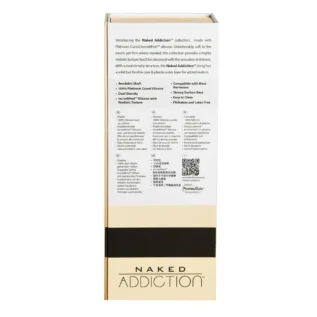 Зображення Фалоімітатор Naked Addiction — 9″ Silicone Dual Density Bendable Dildo Vanilla