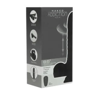 Вібро-фалоімітатор з ротацією та пульсацією Naked Addiction 8.6″ Noir 22 Зображення Вібро-фалоімітатор з ротацією та пульсацією Naked Addiction 8.6″ Noir
