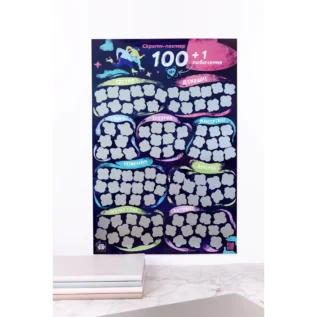 Скретч постер "100+1 побачення" 11 Зображення Скретч постер "100+1 побачення"