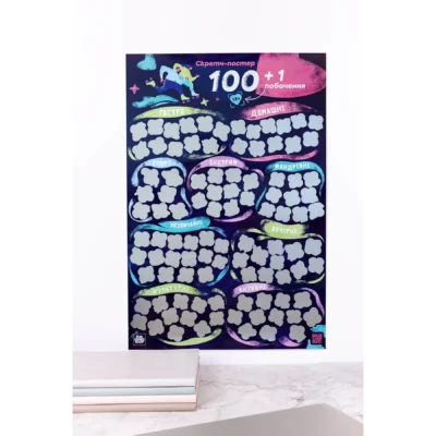 Зображення Скретч постер "100+1 побачення"