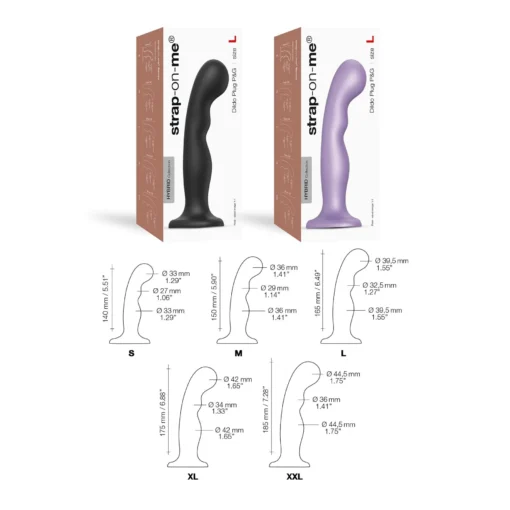 Насадка для страпона Strap-On-Me Dildo Plug P&G  S - Зображення 4