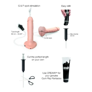 Alternative view of Фалоімітатор, що кінчає Strap-On-Me Squirting Cum Dildo Realistic Flash, діам. 3,9 cm