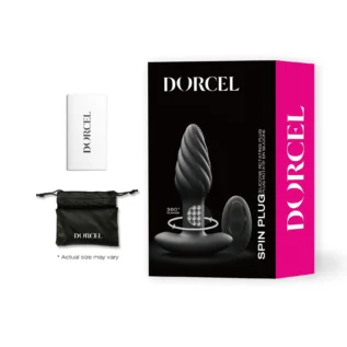 Анальна пробка з вібрацією та перлинним масажем Dorcel Spin Plug 13 Зображення Анальна пробка з вібрацією та перлинним масажем Dorcel Spin Plug