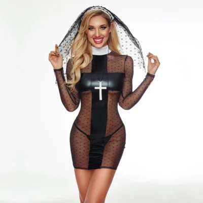 Зображення Еротичний костюм черниці "Покірлива Елеонор"