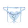 Зображення Трусики Серце для страпону Feral Feelings - Hearts Strap-on Belt Trasparent