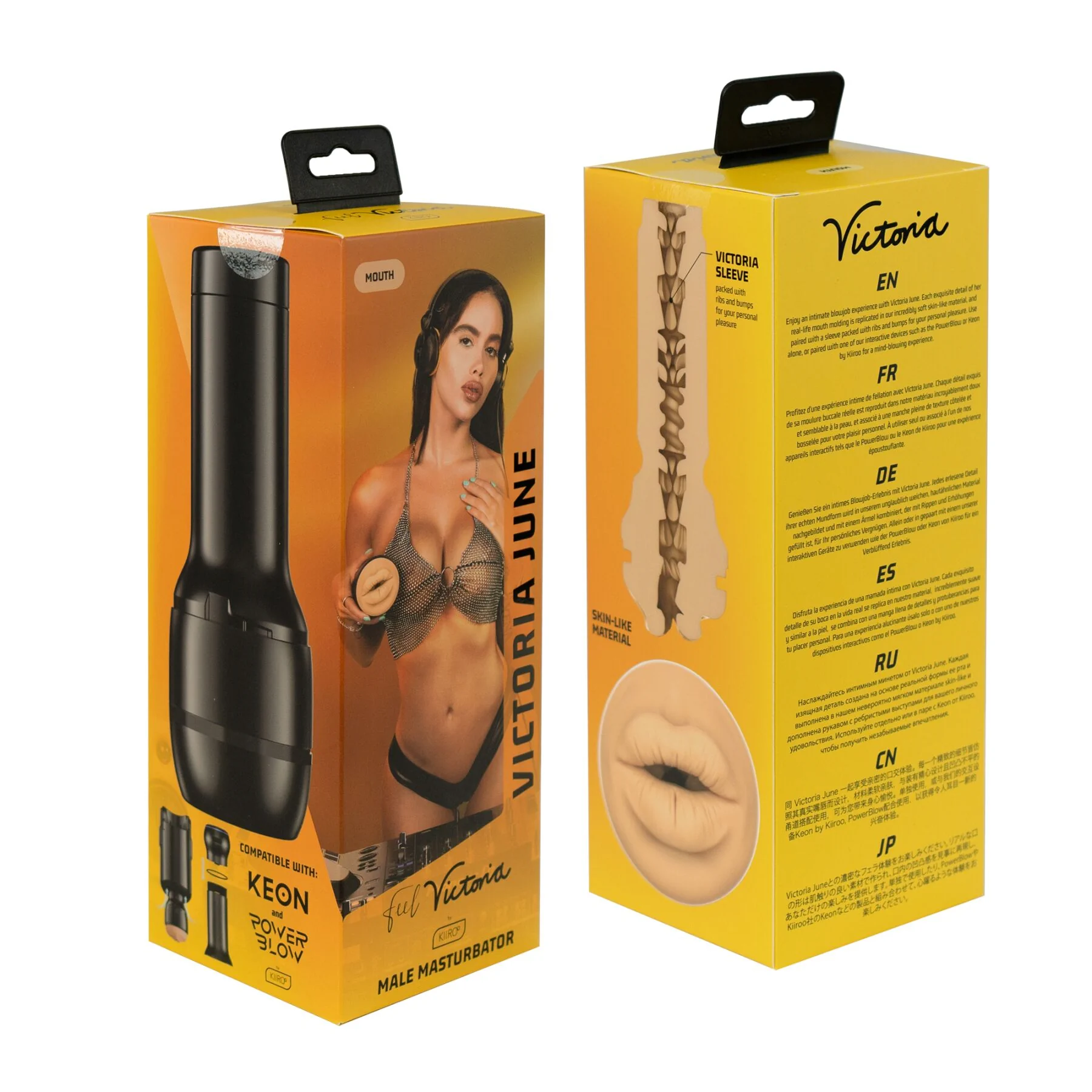 Мастурбатор Kiiroo Feel Victoria June Mouth Stroker PBC сумісний з PowerBlow та Keon 8 Мастурбатор Kiiroo Feel Victoria June Mouth Stroker PBC сумісний з PowerBlow та Keon - Зображення 6