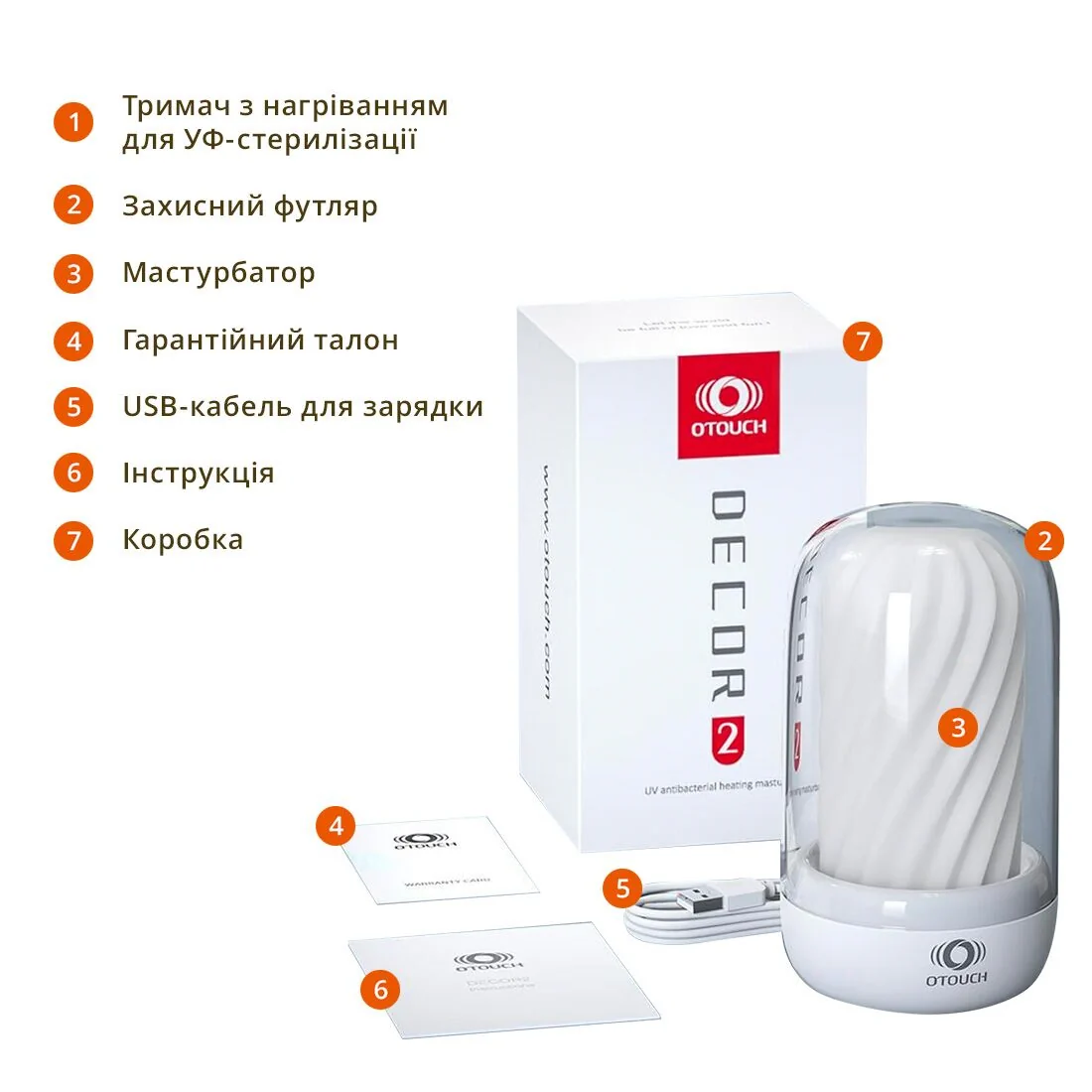 Мастурбатор Otouch DECOR 2 10 Мастурбатор Otouch DECOR 2 - Зображення 8