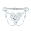 Зображення Трусики Серце для страпону з натуральної шкіри Feral Feelings - Hearts Strap-on Belt White
