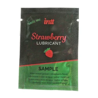 Пробник лубриканту на водній основі Intt Strawberry 2ml