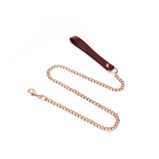 Шкіряний нашийник з повідцем Liebe Seele Wine Collar and Leash 16 Шкіряний нашийник з повідцем Liebe Seele Wine Collar and Leash - Зображення 5