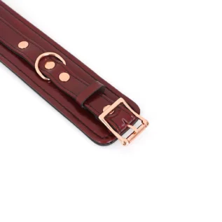 Шкіряні наручники Liebe Seele Wine Wrist Cuffs 18 Зображення Шкіряні наручники Liebe Seele Wine Wrist Cuffs