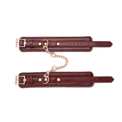 Зображення Шкіряні поножі Liebe Seele Wine Ankle Cuffs