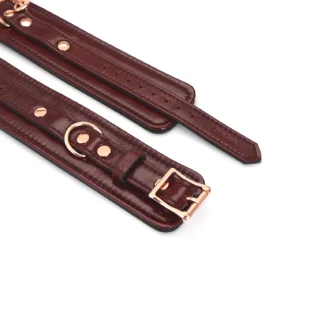 Шкіряні поножі Liebe Seele Wine  Ankle Cuffs - Зображення 6