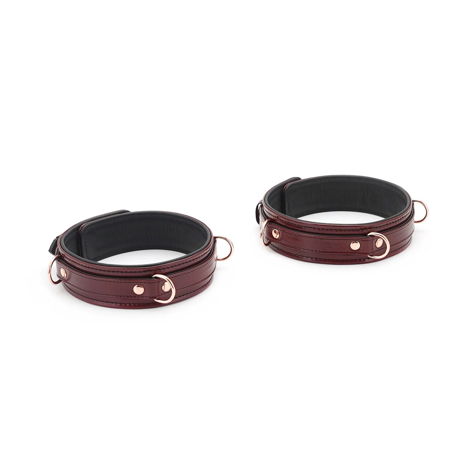 Фіксатори для стегон Liebe Seele Wine Thigh Cuffs 4 Фіксатори для стегон Liebe Seele Wine Thigh Cuffs - Зображення 2