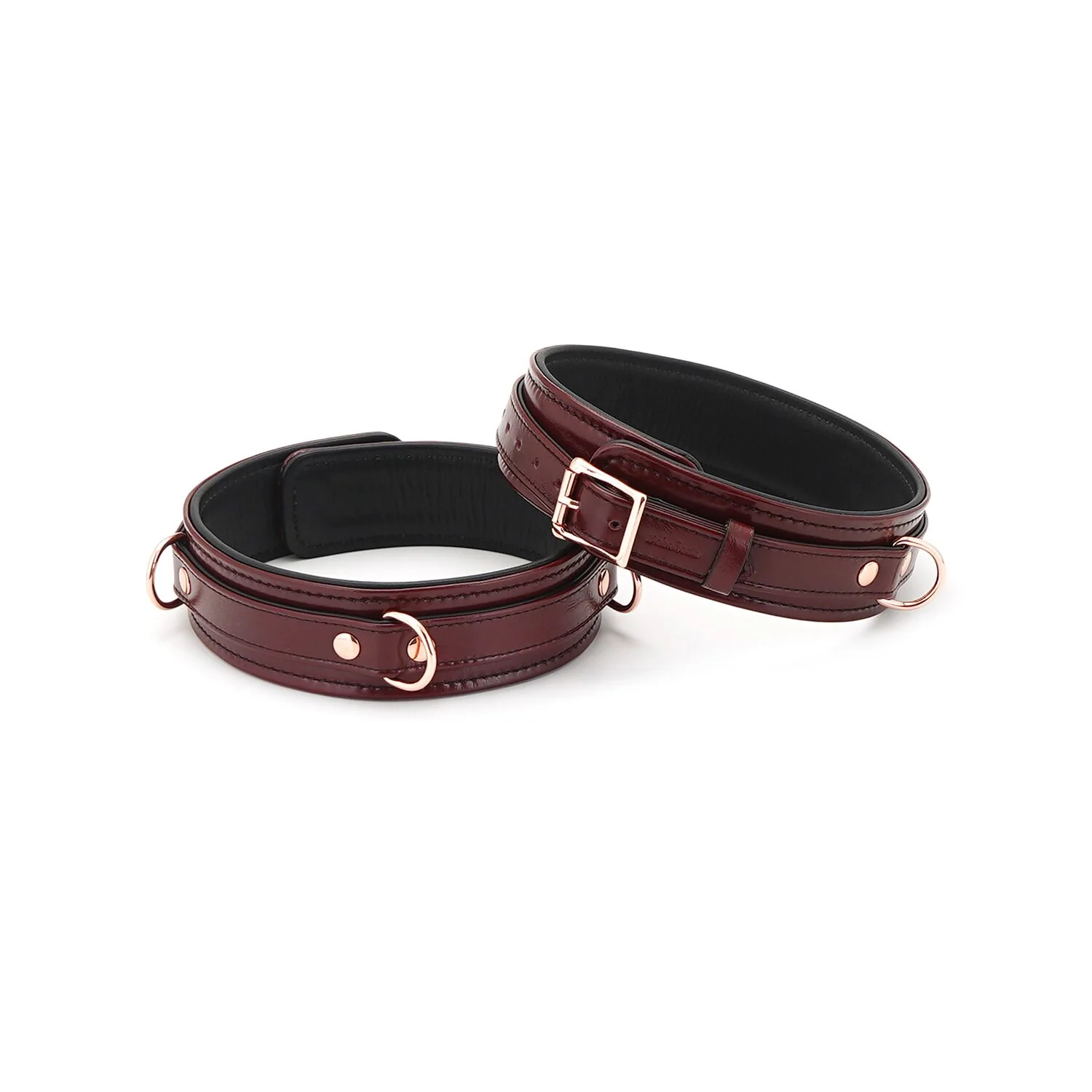 Фіксатори для стегон Liebe Seele Wine Thigh Cuffs 3 Фіксатори для стегон Liebe Seele Wine Thigh Cuffs