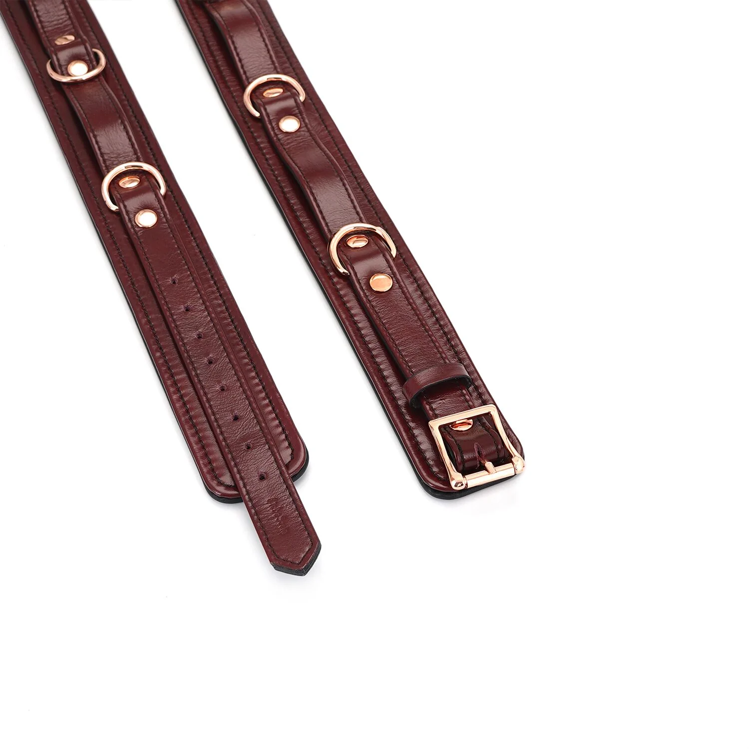 Фіксатори для стегон Liebe Seele Wine Thigh Cuffs 6 Фіксатори для стегон Liebe Seele Wine Thigh Cuffs - Зображення 4
