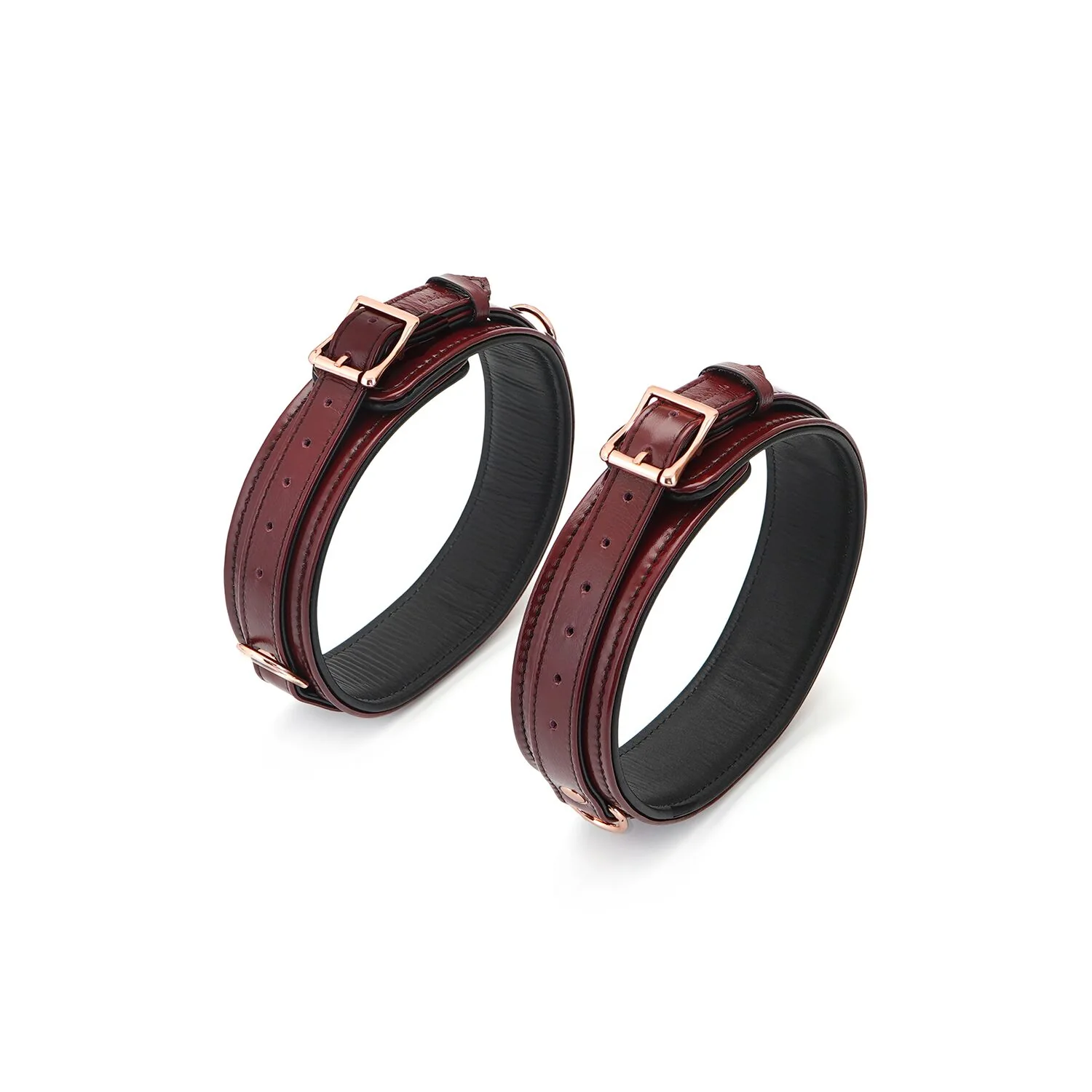 Фіксатори для стегон Liebe Seele Wine Thigh Cuffs 5 Фіксатори для стегон Liebe Seele Wine Thigh Cuffs - Зображення 3