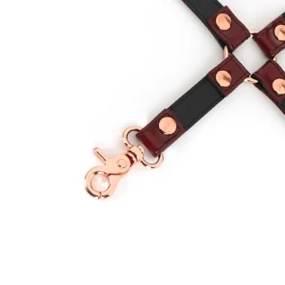 Шкіряна хрестовина Liebe Seele Wine Hogtie 10 Зображення Шкіряна хрестовина Liebe Seele Wine Hogtie