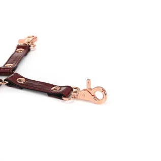 Шкіряна хрестовина Liebe Seele Wine Hogtie 11 Зображення Шкіряна хрестовина Liebe Seele Wine Hogtie
