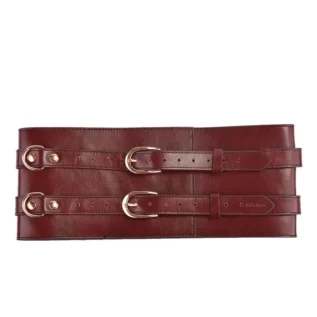 Зображення Шкіряний пояс для бондажу Liebe Seele Wine Waist Cuff