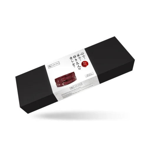 Шкіряний пояс для бондажу Liebe Seele Wine  Waist Cuff  M Size - Зображення 8