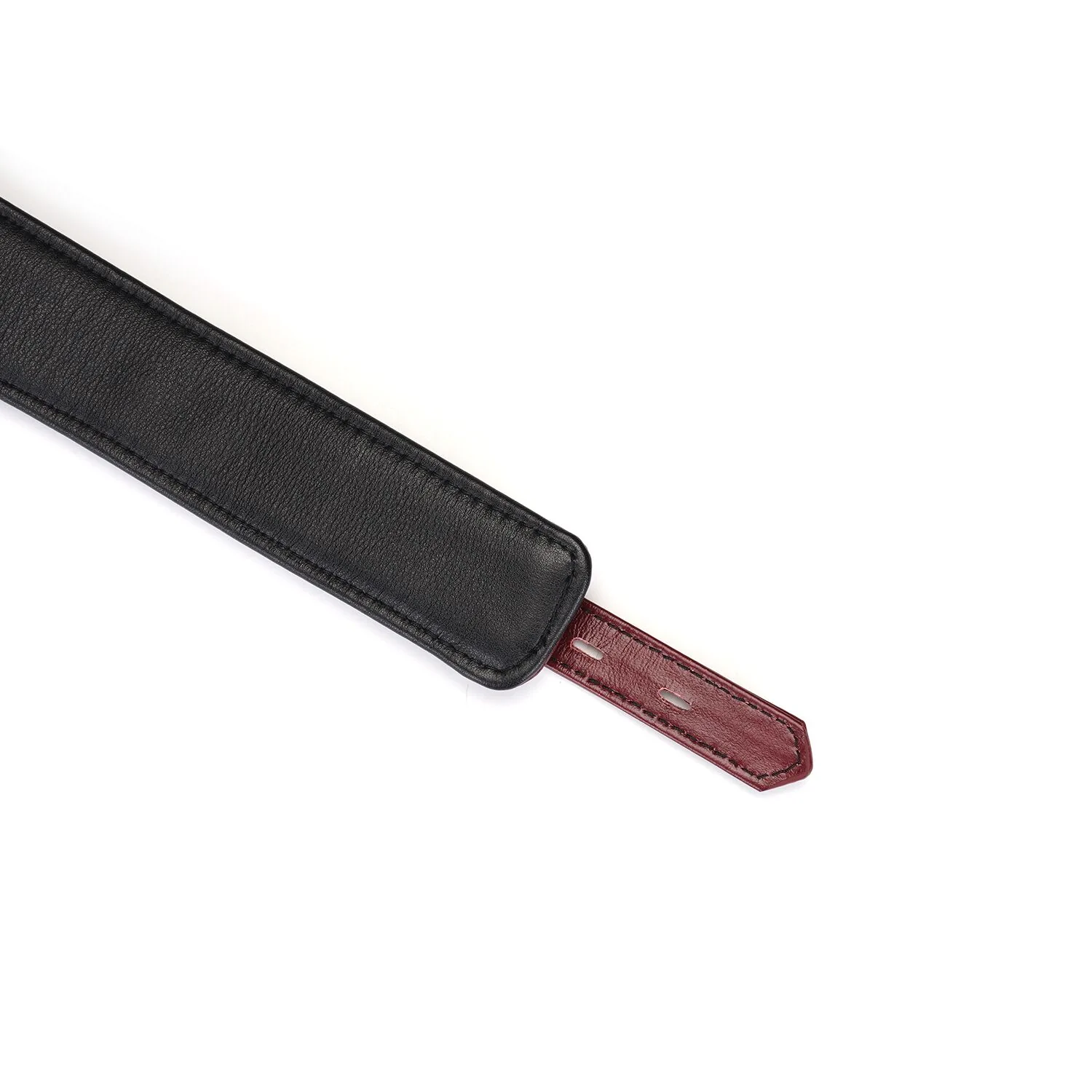 Шкіряний нашийник з повідцем Liebe Seele Wine Curved Collar 8 Шкіряний нашийник з повідцем Liebe Seele Wine Curved Collar - Зображення 6