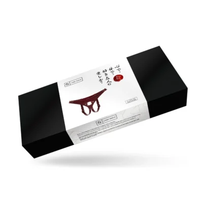 Зображення Шкіряні трусики для страпона Liebe Seele Wine Strap on Harness