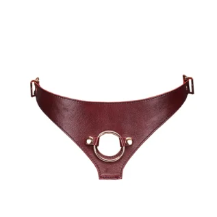 Alternative view of Шкіряні трусики для страпона Liebe Seele Wine  Strap on Harness