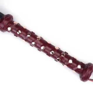 Флогер Liebe Seele Wine Studded Flogger 9 Зображення Флогер Liebe Seele Wine Studded Flogger