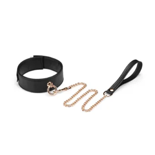 Нашийник з повідцем Liebe Seele  Organosilicon Collar with Leash