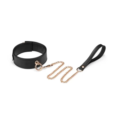 Нашийник з повідцем Liebe Seele  Organosilicon Collar with Leash