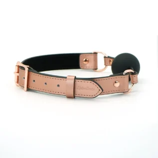 Alternative view of Кляп Liebe Seele  Gold Memory Ball Gag
