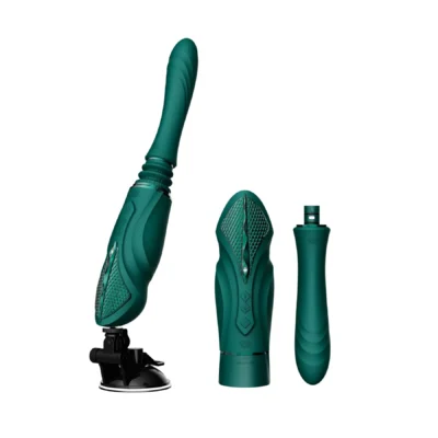 Компактна смарт секс-машина Zalo – Sesh Turquoise Green