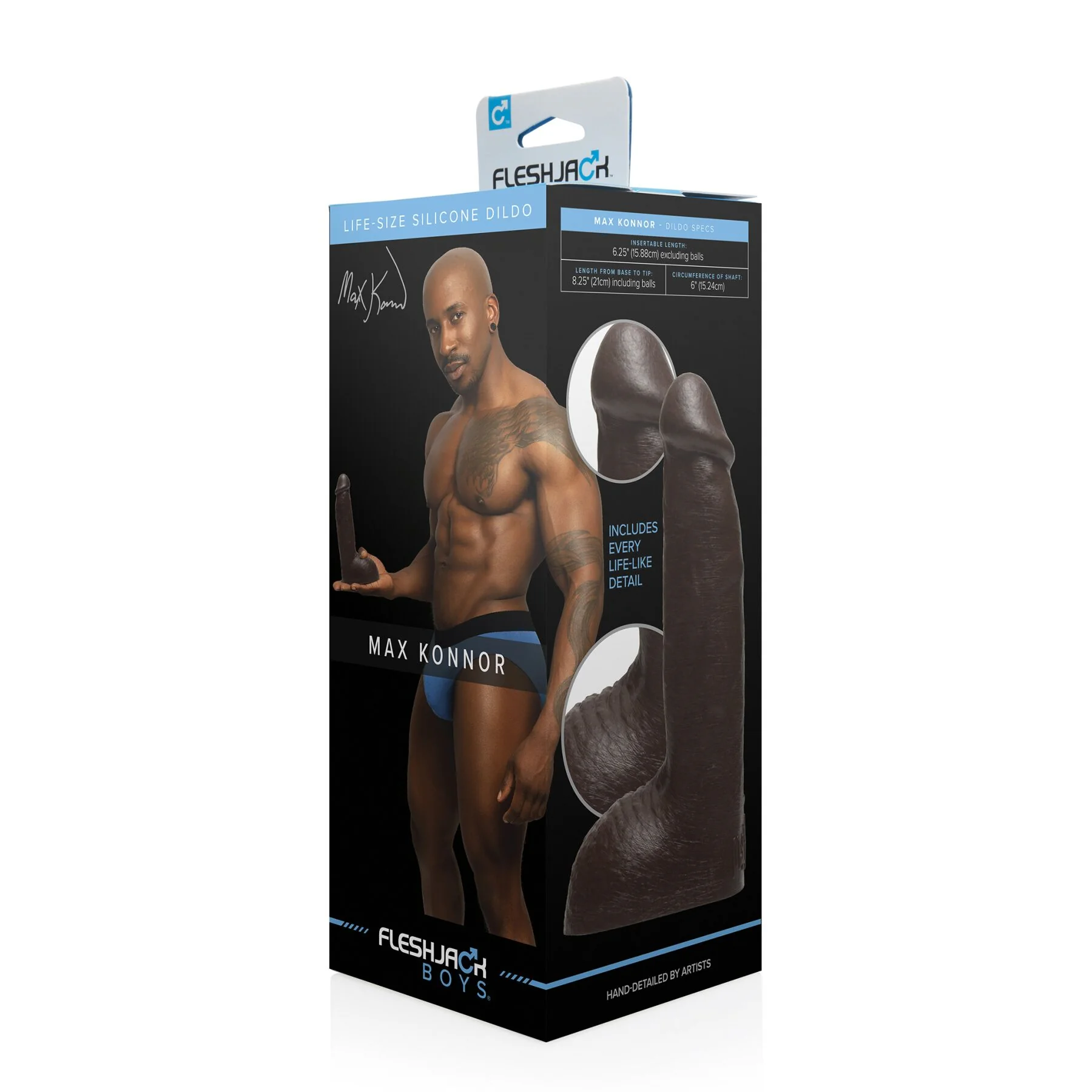 Фалоімітатор Fleshjack Boys: Max Konnor Dildo 8 Фалоімітатор Fleshjack Boys: Max Konnor Dildo - Зображення 6