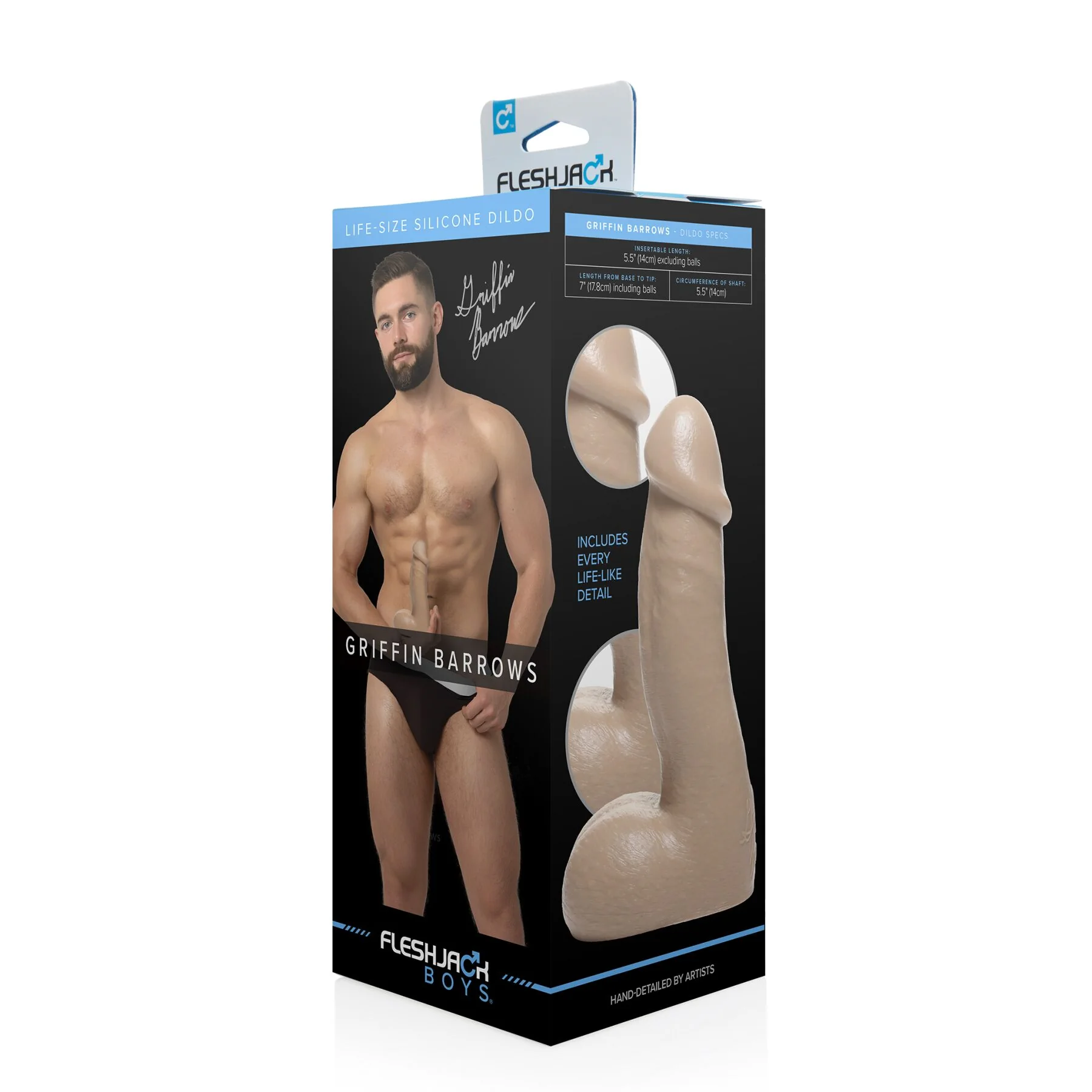 Фалоімітатор Fleshjack Boys: Griffin Barrows Dildo 8 Фалоімітатор Fleshjack Boys: Griffin Barrows Dildo - Зображення 6