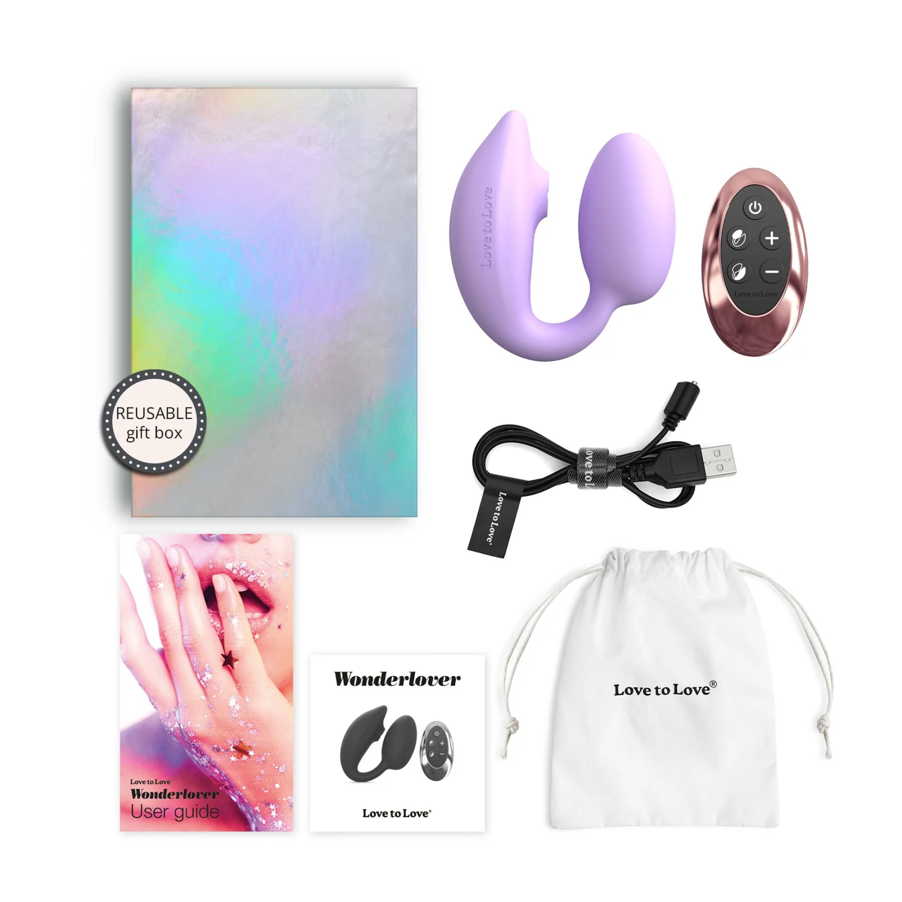Віброяйце з вакуумною кліторальною стимуляцією Love To Love Wonderlover VIVA MAUVE 8 Віброяйце з вакуумною кліторальною стимуляцією Love To Love Wonderlover VIVA MAUVE - Зображення 6