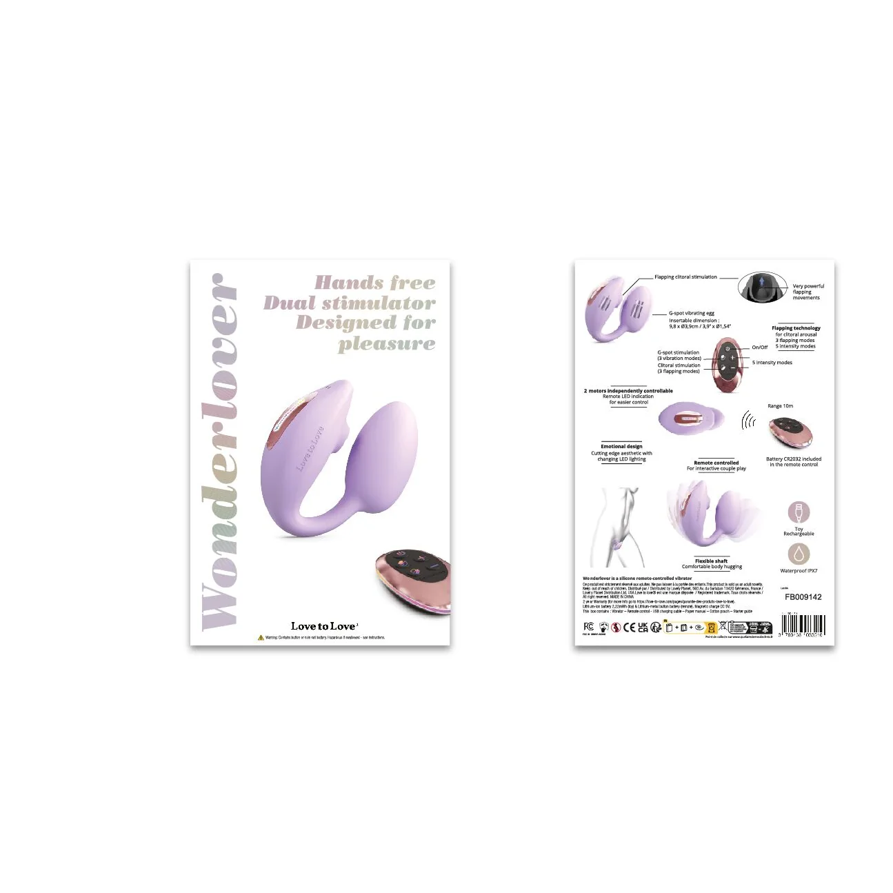 Віброяйце з вакуумною кліторальною стимуляцією Love To Love Wonderlover VIVA MAUVE 9 Віброяйце з вакуумною кліторальною стимуляцією Love To Love Wonderlover VIVA MAUVE - Зображення 7