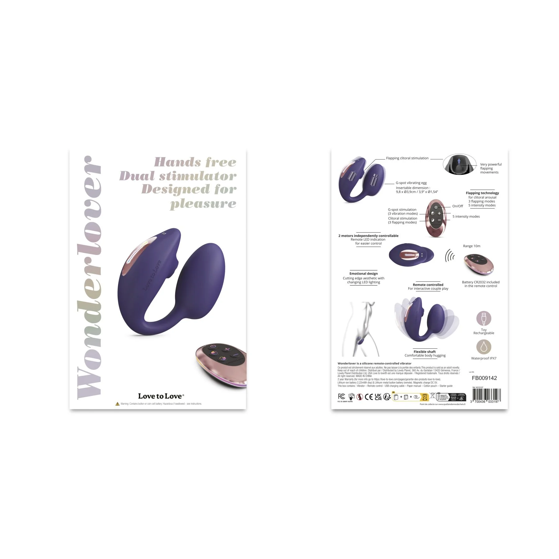 Віброяйце з вакуумною кліторальною стимуляцією Love To Love Wonderlover MIDNIGHT INDIGO 9 Віброяйце з вакуумною кліторальною стимуляцією Love To Love Wonderlover MIDNIGHT INDIGO - Зображення 7