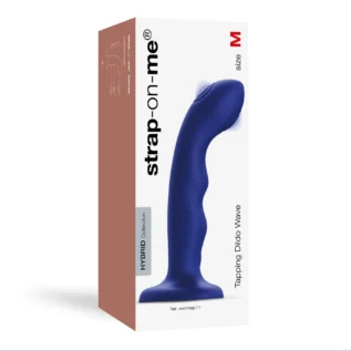 Зображення Насадка для страпона Strap-On-Me TAPPING DILDO WAVE – NIGHT