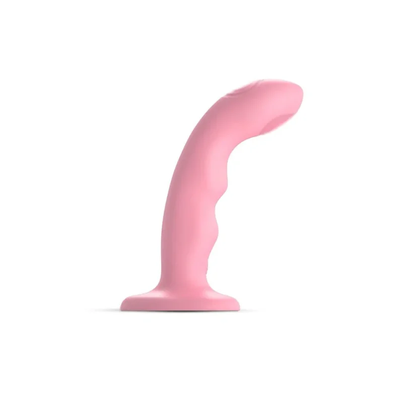 Насадка для страпонаStrap-On-Me TAPPING DILDO WAVE – CORAL